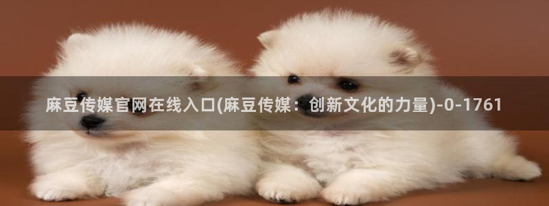 麻豆 在线看下载：麻豆传媒官网在线入口(麻豆传媒：创